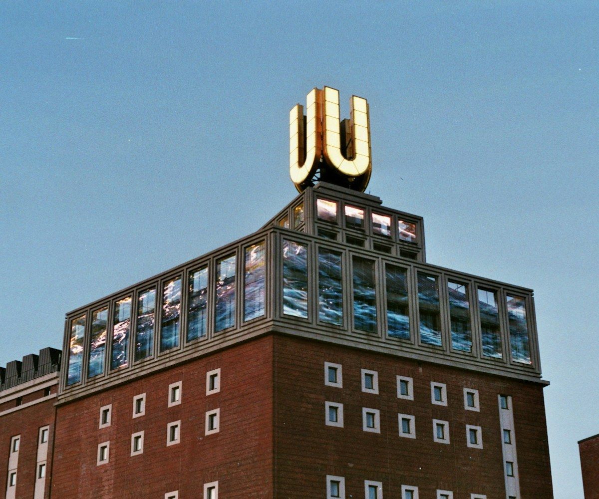Das Dortmunder U mit seinem Leuchtzeichen